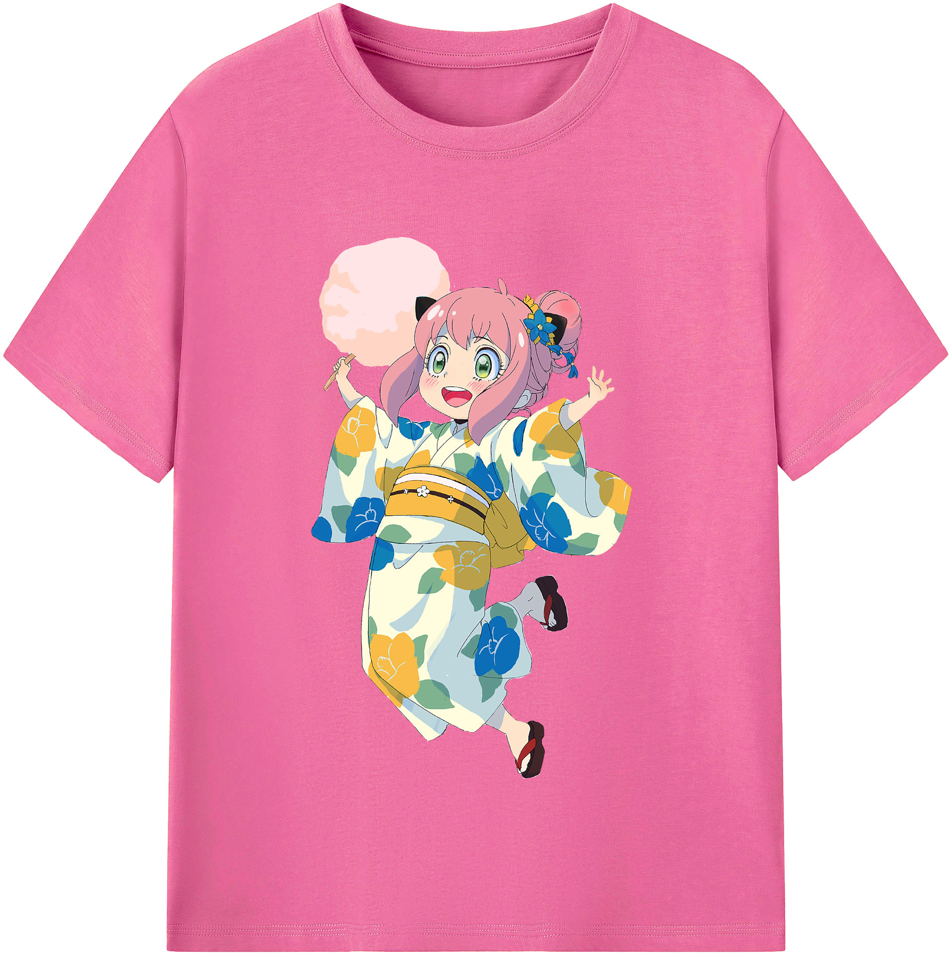 （画像用） SPY×FAMILY间谍家家酒 レディースカジュアルプリントTシャツ（綿100％）